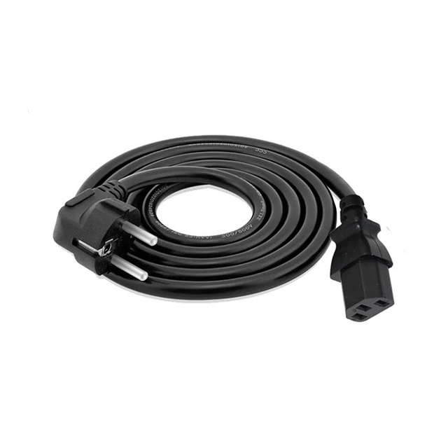 CE Standard PSU Supply European 2pin Plug Power Cable with VDE Schuko EU IEC C13 Power Cord Plug Connector