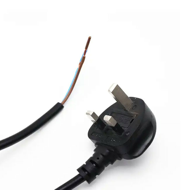 Laptop UK Standard Flat Copper 3 Pin Uk Plug Ac Power Cord Cable for Hair Dryer Power Cable Pc Laptop Computer Monitor