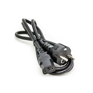 1.5M 1.8M Black High Quality EU Power Cord with Copper for Laptop Desktop Computer Power Cable C13 C7 C5
