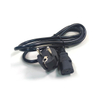1.5M 1.8M Black High Quality EU Power Cord with Copper for Laptop Desktop Computer Power Cable C13 C7 C5