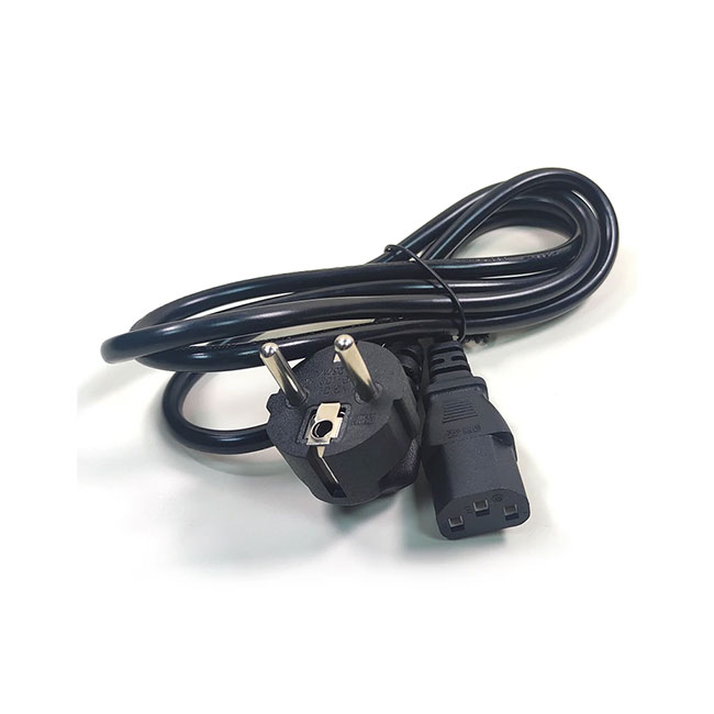 1.5M 1.8M Black High Quality EU Power Cord with Copper for Laptop Desktop Computer Power Cable C13 C7 C5