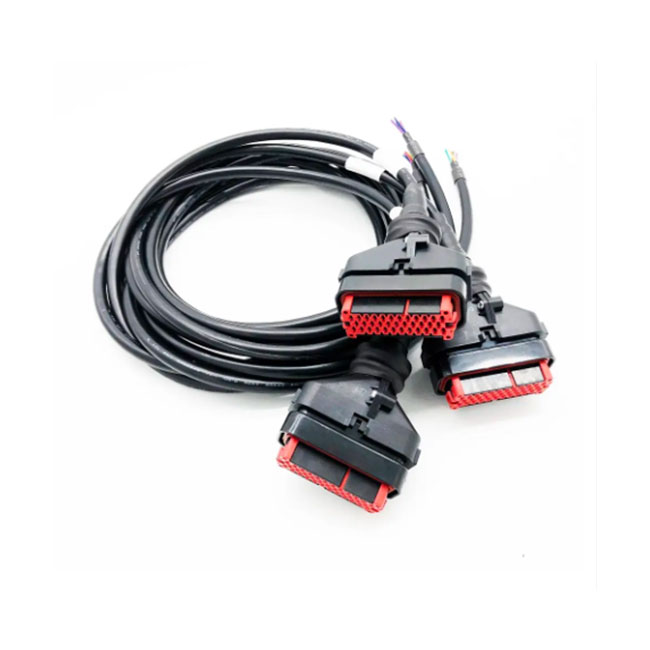 China Manufacturer Custom Electronic Wiring Harness 776164-1 35P Connector Car ECU Cable Assembly