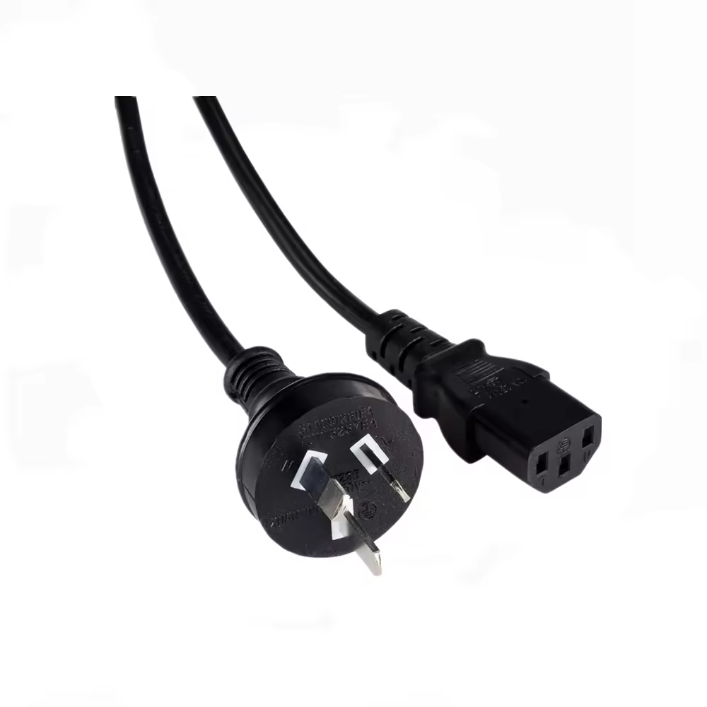 0.5MM 1MMM 1.5MM 2MM 10a 16a 250v Ac Cord Au Australia As3112 3 Prongs To Iec 320 C13 3 Pin Female Customizable Power Plugs