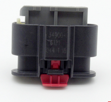 Automotive Connectors MXP120 Sealed Receptacle, 6 Circuit, Black Housing with Medium Shroud 349006121