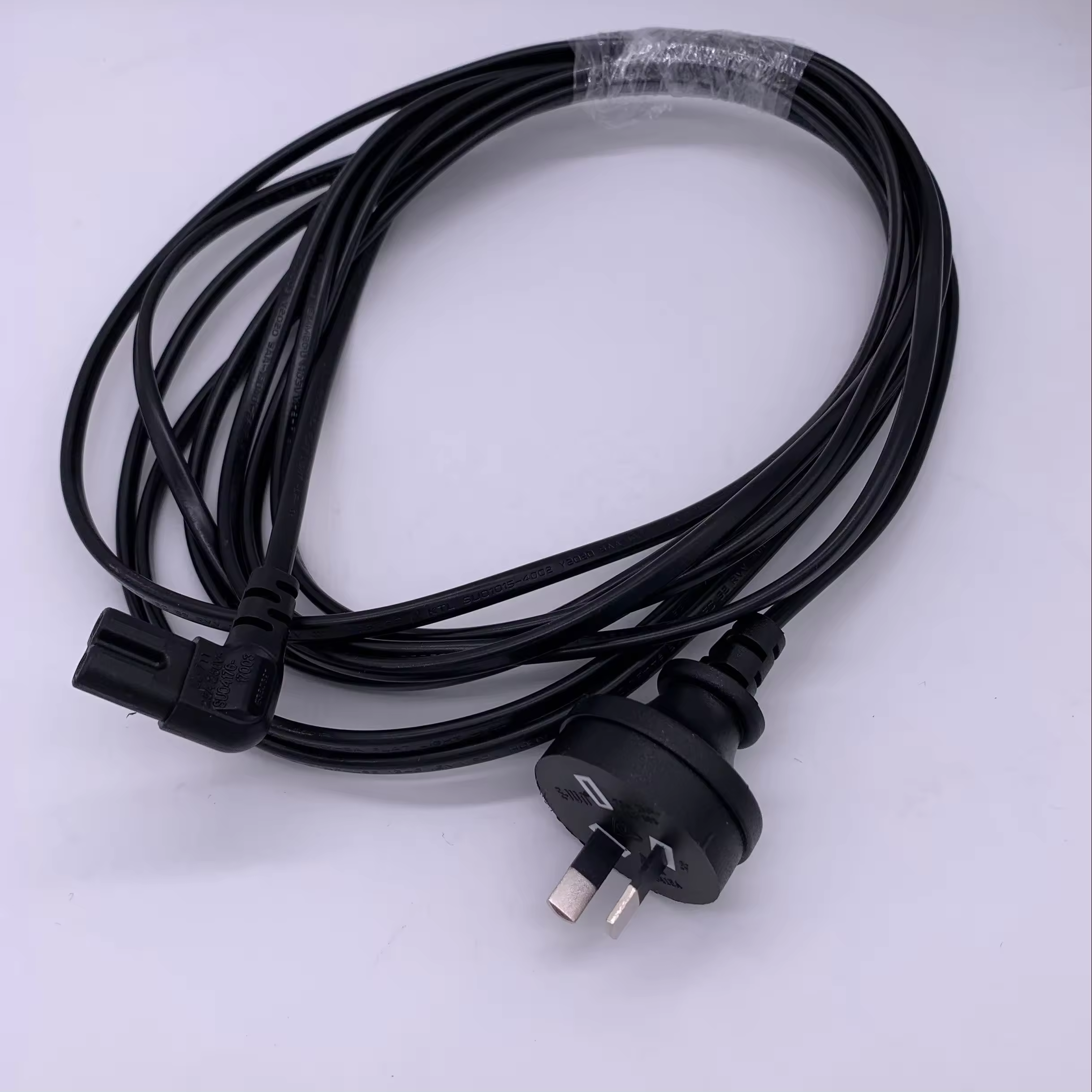 Heat-resistant Power Plugs 5m Black SAA 7.5A 250V 2Pin Custom Psu Cables Australia with C7 H03VVH2-F 2*0.75mm2