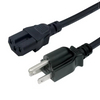 PVC Jacket Europe 3-prong Italy USA SAA UK 3 Pin Power Cable To IEC C15 Connector Ac Secure Power Plugs