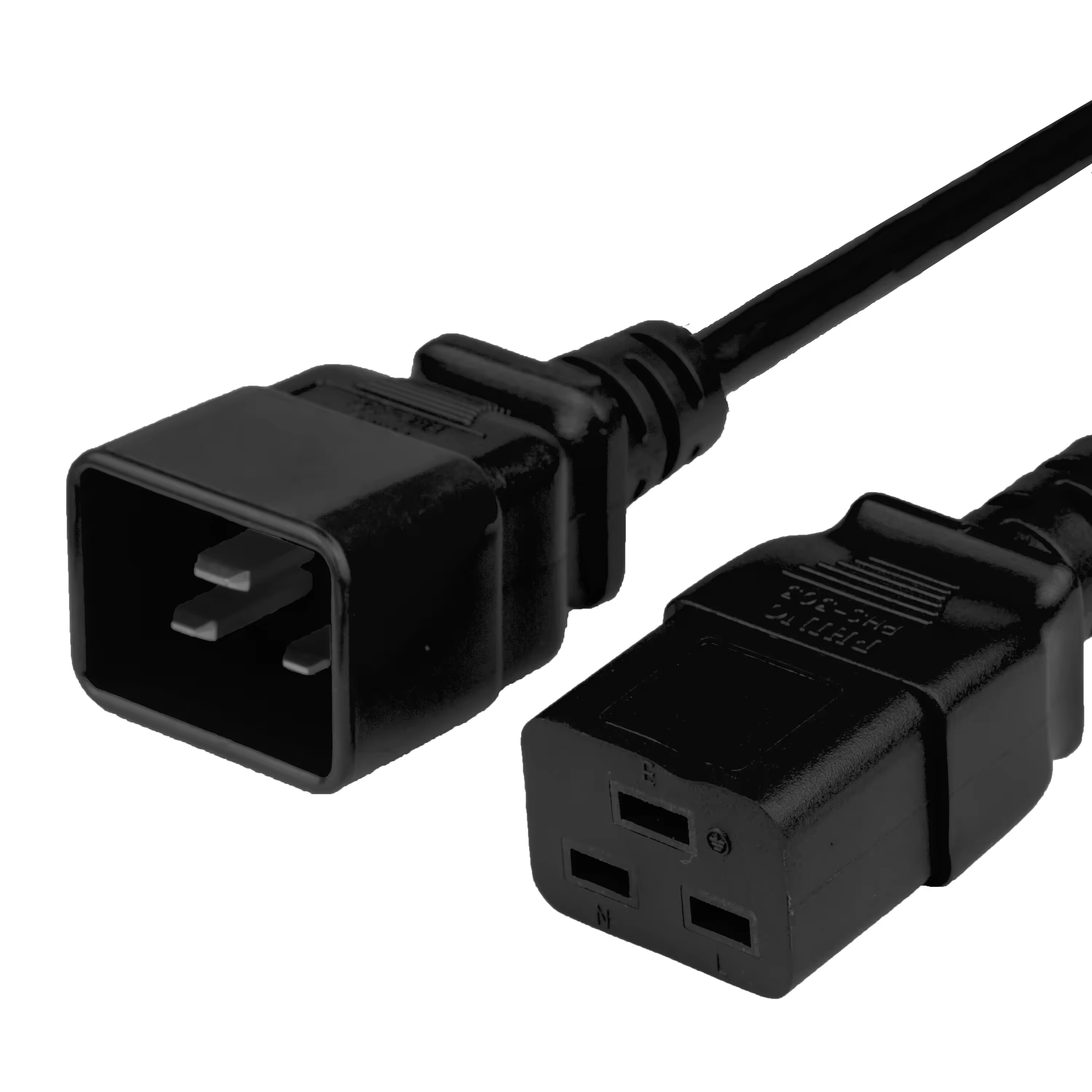 Customizable Power Plugs Variety Male To Female C13 To C14 C19 To C20 Cable EU Power Plug Extension Cord Cable