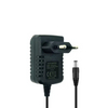 Hot Selling 12V 1A Adaptor European Wall Plug Black Monitoring Printer DC Power Adapter Appliances Power Plugs