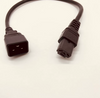 0.3m Black IEC C20 To C21 Premium Quality Power Plugs H05VV-F 3G*1.5mm2