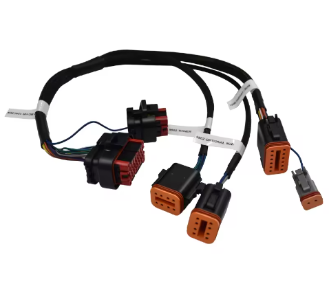 Universal Automotive Stereo Iso Amplifier Robot Wiring Harness with Waterproof