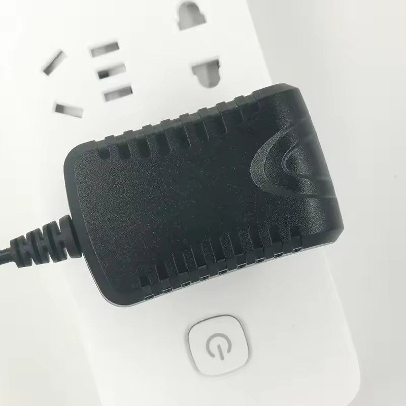 Hot Selling 12V 1A Adaptor European Wall Plug Black Monitoring Printer DC Power Adapter Appliances Power Plugs