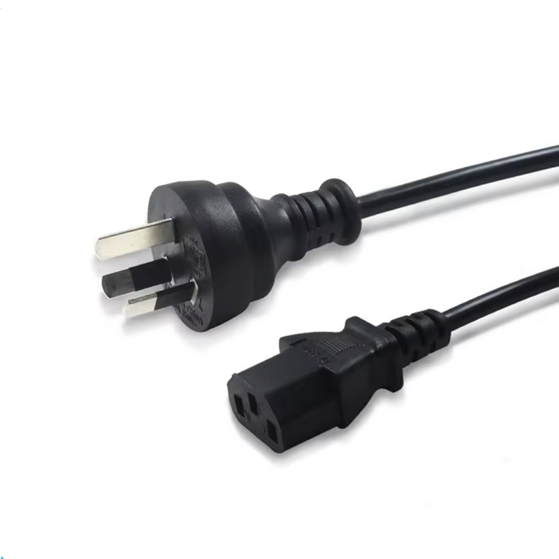 0.5MM 1MMM 1.5MM 2MM 10a 16a 250v Ac Cord Au Australia As3112 3 Prongs To Iec 320 C13 3 Pin Female Customizable Power Plugs