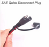 SAE Quick Release Plug Extension Raw Cable Hard And Heat-resistant Automotive Wiring Harness for Solar Panel Auto Kit