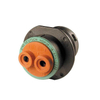 Waterproof Circular automotive connectors Sealed 6 Pin Male HDP Series Wire Connectors 