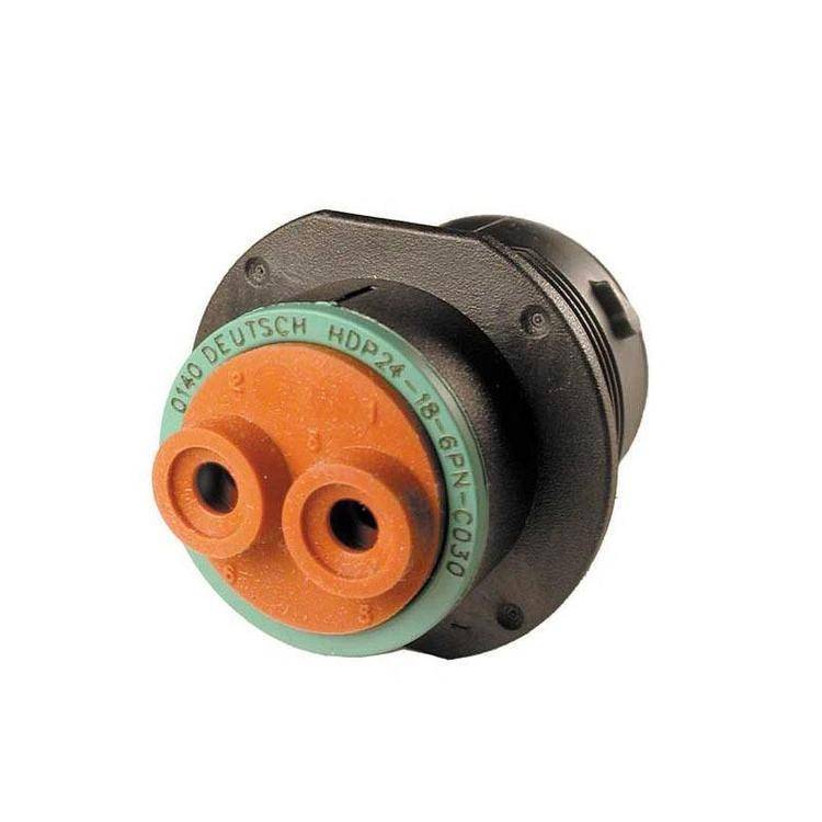 Waterproof Circular automotive connectors Sealed 6 Pin Male HDP Series Wire Connectors 