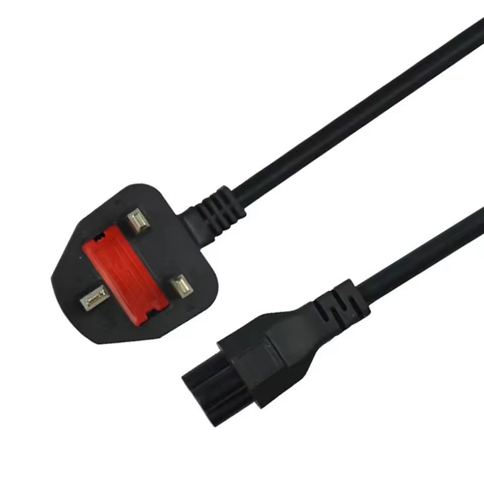 Best Price 3 Pin UK Heat-resistant Power Plugs Apply To Kettle Port And Laptop Computer Power Cable Power Supply Cable