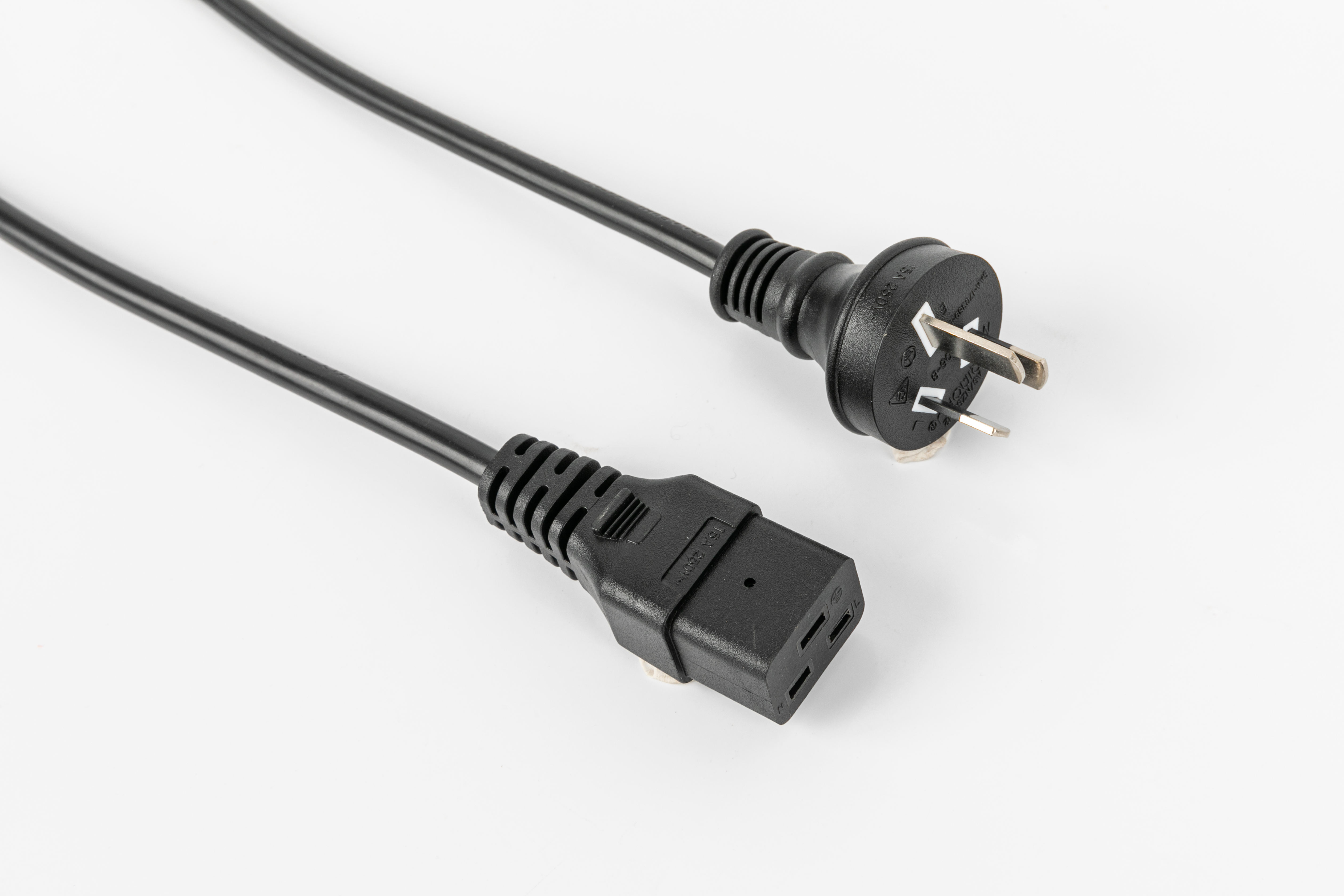 Power Cord Cable Power Plug Switch Customizable Power Plugs Home Appliance Sweden Australia AU 90 Degree Computer Power Cord Nema 5-15p SAA