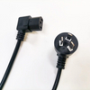 SAA Australia New Zealand Up Angle AU Plug To Right Angle IEC C13 Robust Power Plugs 250v 10a Leads 0.75mm2 2m