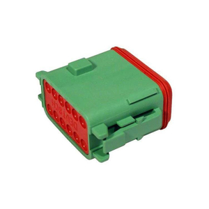 Housing for Female Terminals Wire-to-Wire 12 Position Green Color Sealable Automotive Connectors DT06-12SC-P012