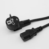 High-quality Power Plugs 2 Pin Ac European Cable Wholesale Eu Ac Power Cord for Computer