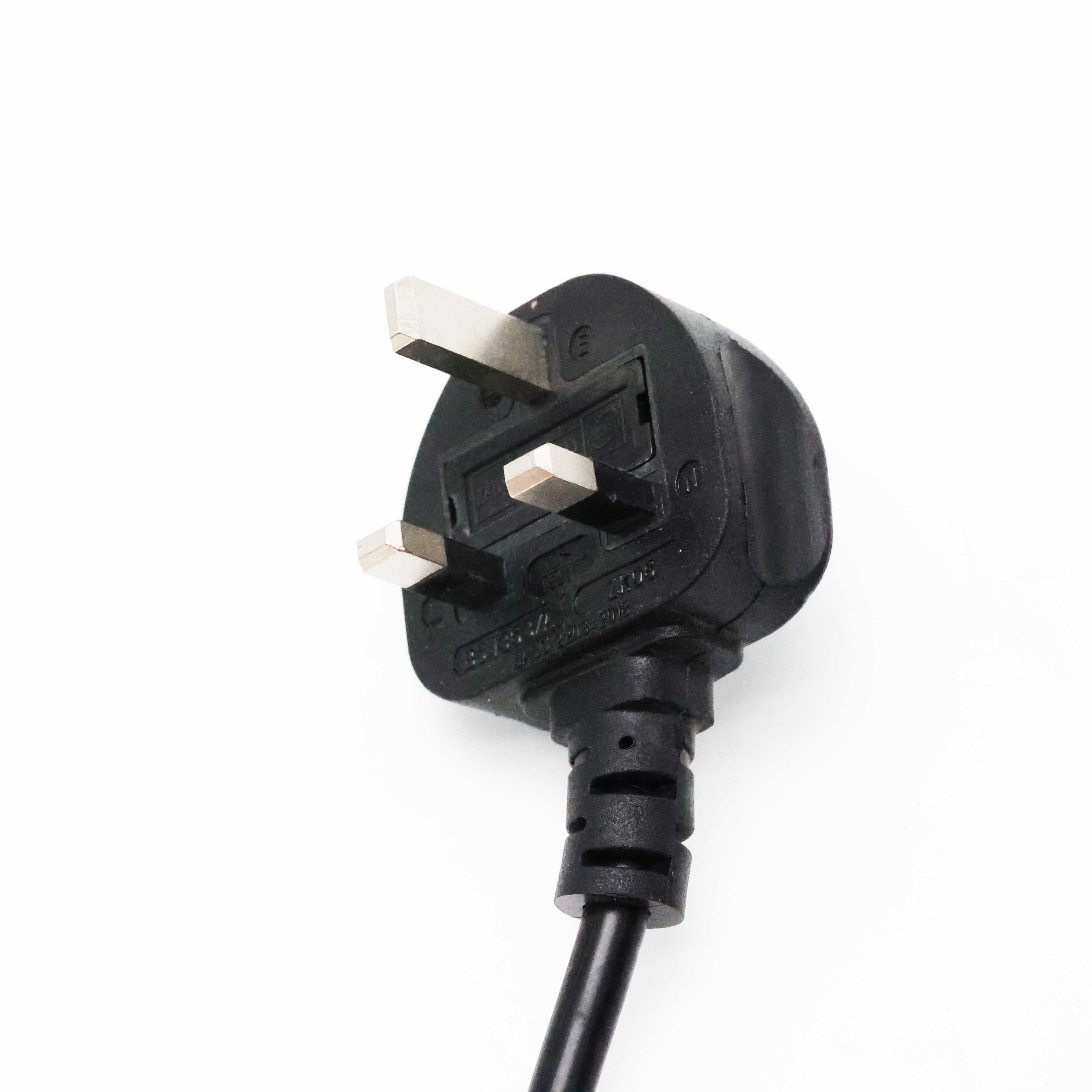 Copper 3 Pin Uk Plug Pc Laptop Computer Monitor Ac Easy-to-install Power Plugs for Hair Dryer Power Cable