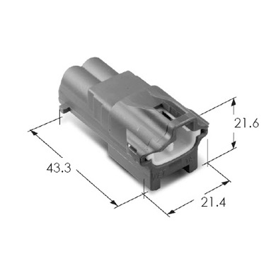 3 Pin Connectors Female Sealed Electrical Automotive Plug Housing Connectors