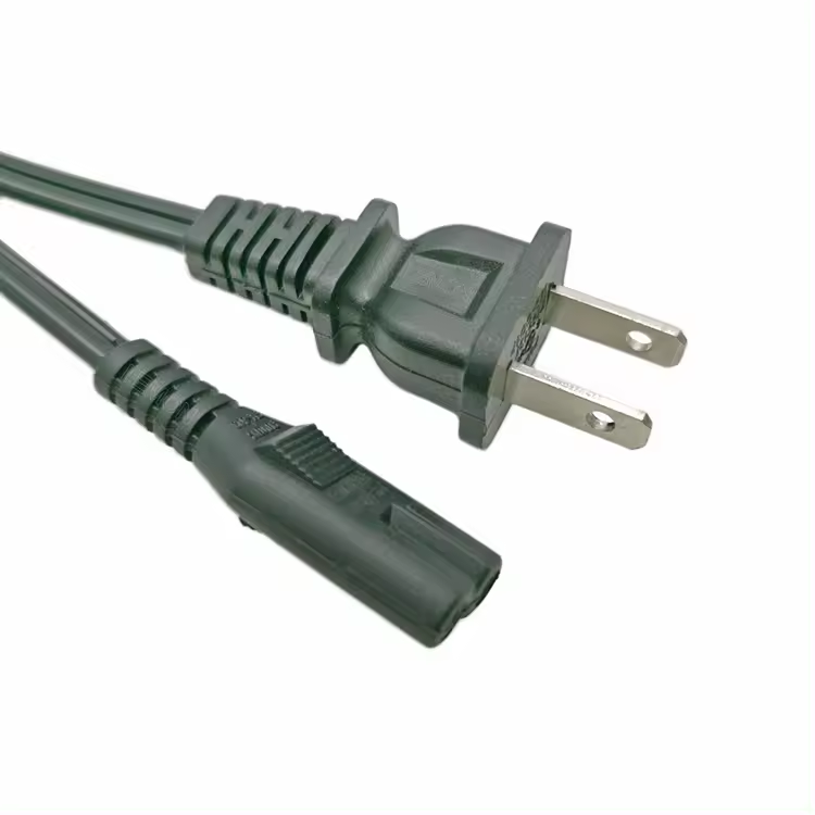 18AWG 16AWG USA Standard NEMA 1-15P 2PIN Plug American AC High-quality Power Plugs SPT-1/SPT-2/NISPT-2