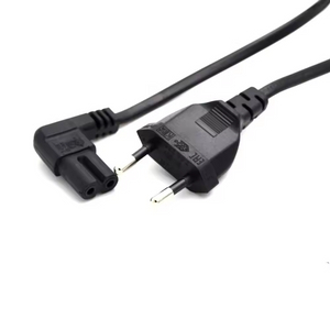 300cm Figure 8 AC Customizable Power Plugs Schuko CEE7/16 EU Type Right Angled To IEC C7 Power Lead Cable for Samsung Philips Sony LED TV